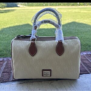Dooney & Bourke Classic Satchel NWT Ivory Natural